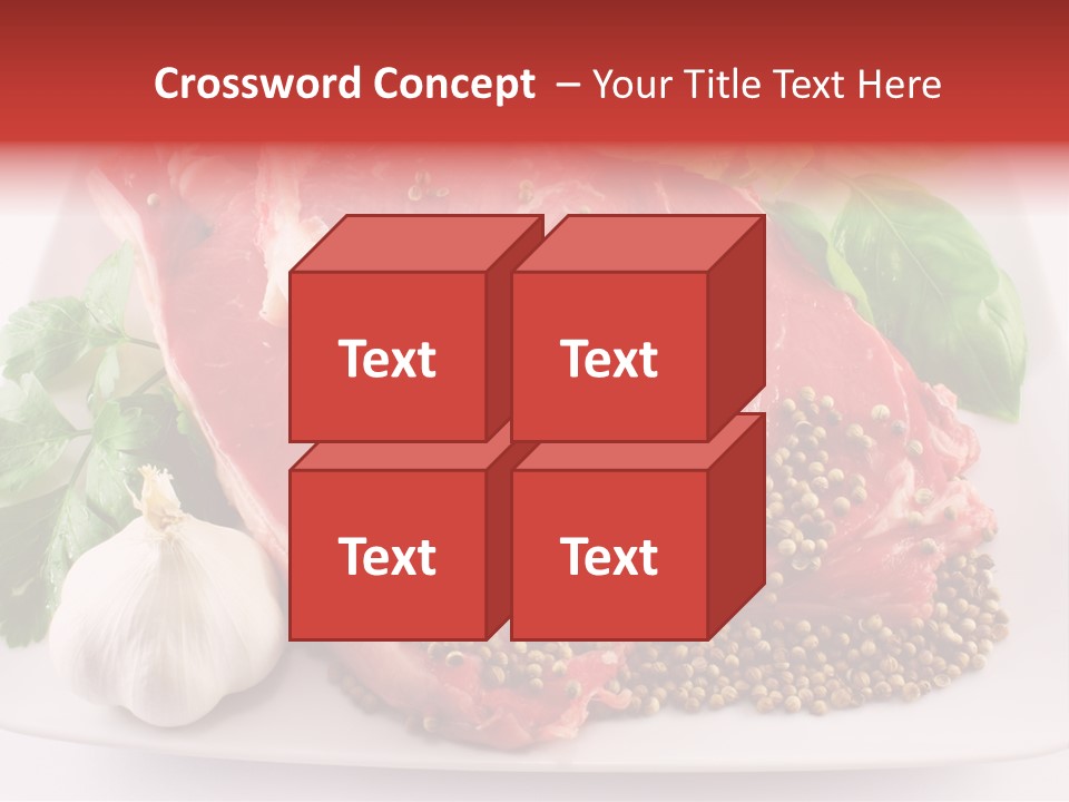 Plate Steak Butcher PowerPoint Template