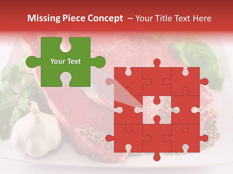 Plate Steak Butcher PowerPoint Template