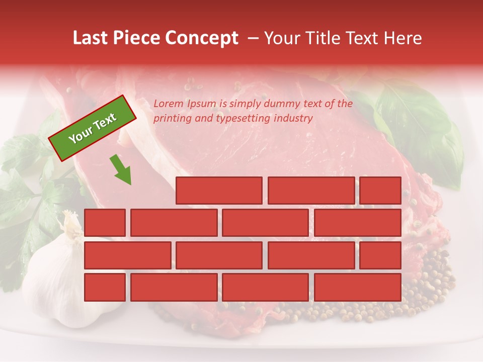 Plate Steak Butcher PowerPoint Template