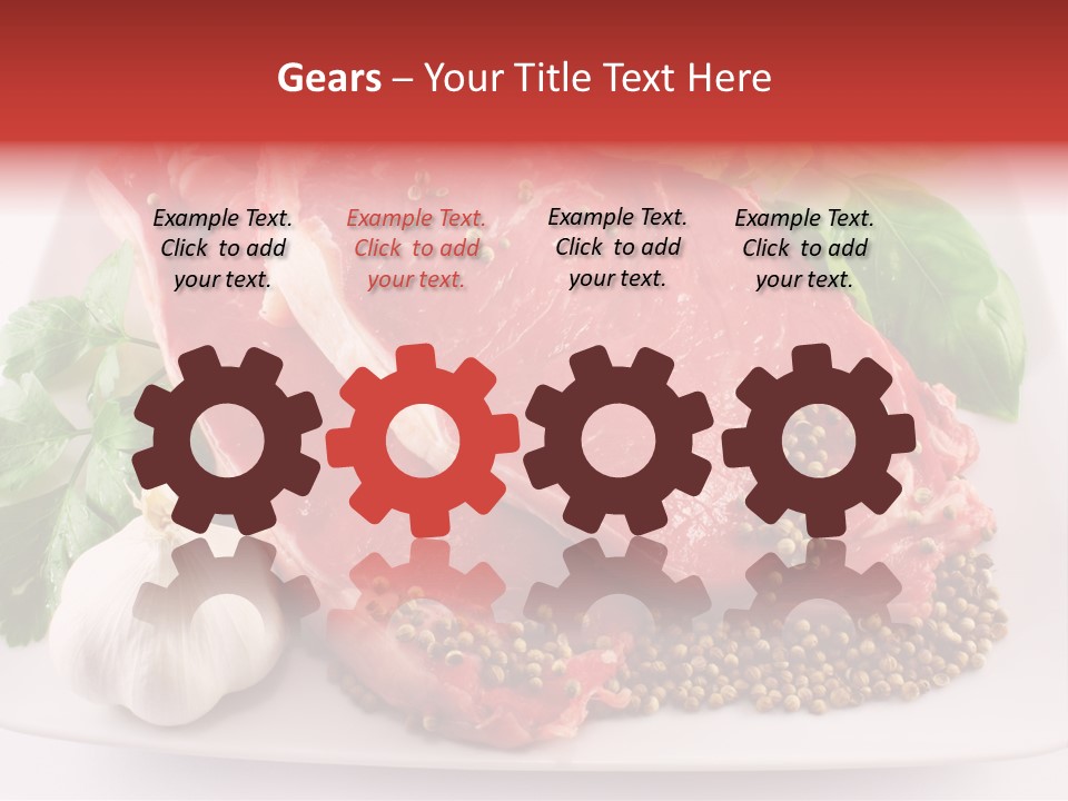 Plate Steak Butcher PowerPoint Template