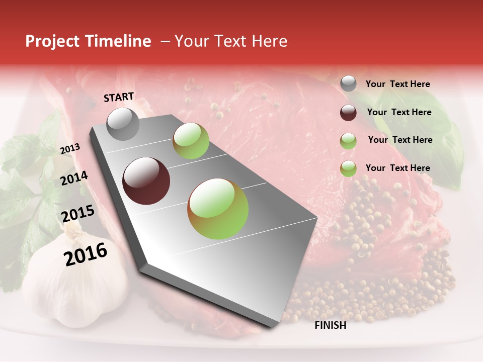 Plate Steak Butcher PowerPoint Template