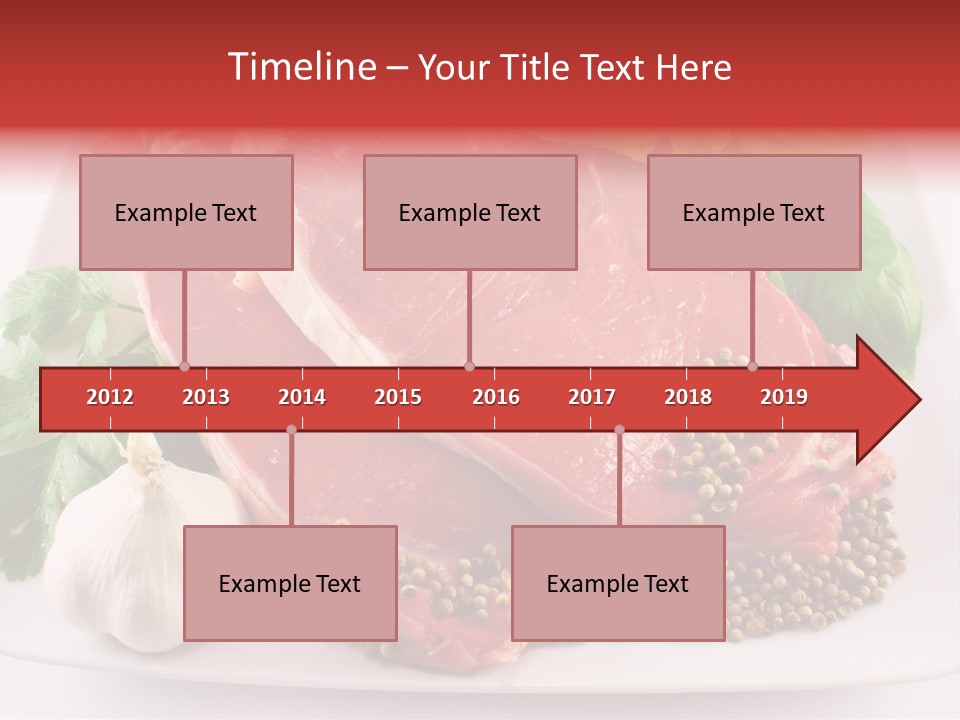 Plate Steak Butcher PowerPoint Template