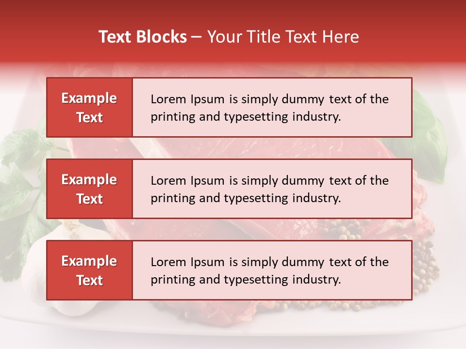 Plate Steak Butcher PowerPoint Template