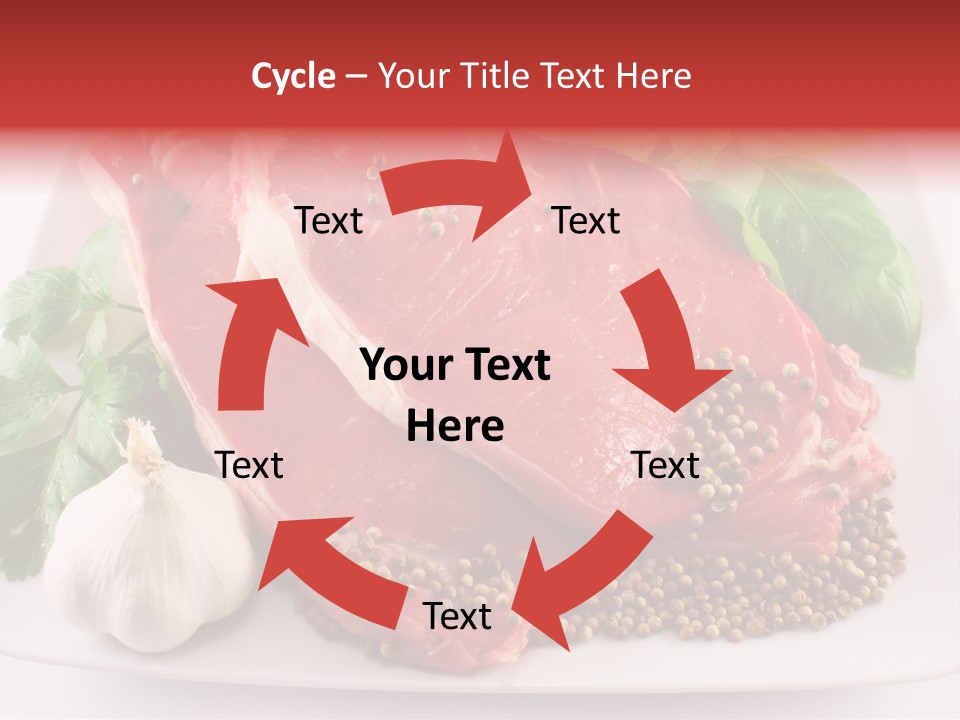 Plate Steak Butcher PowerPoint Template