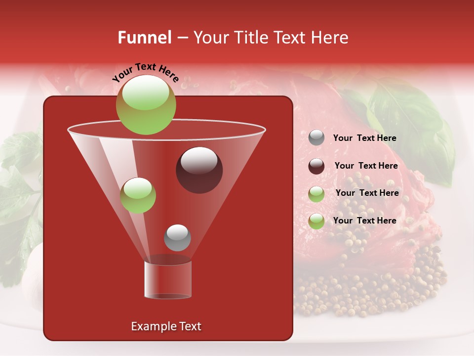 Plate Steak Butcher PowerPoint Template