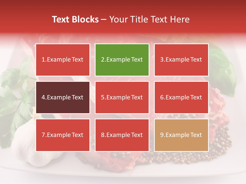 Plate Steak Butcher PowerPoint Template