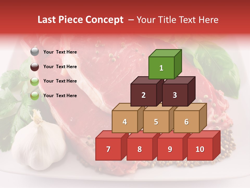 Plate Steak Butcher PowerPoint Template
