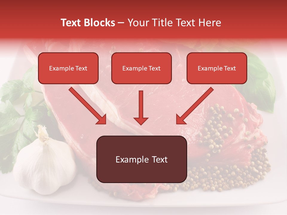 Plate Steak Butcher PowerPoint Template