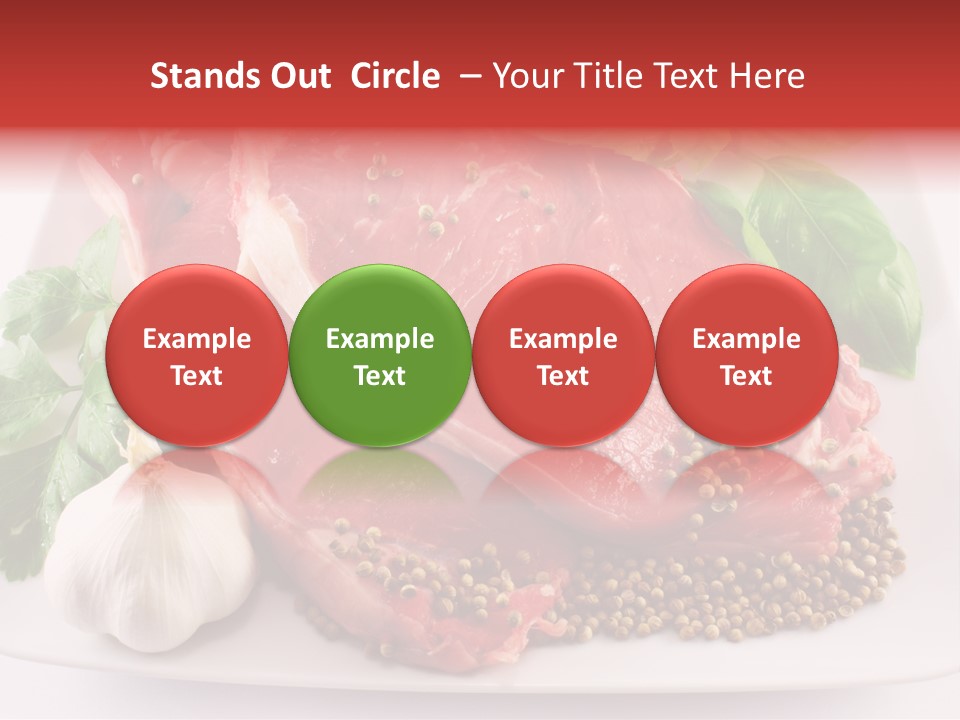 Plate Steak Butcher PowerPoint Template