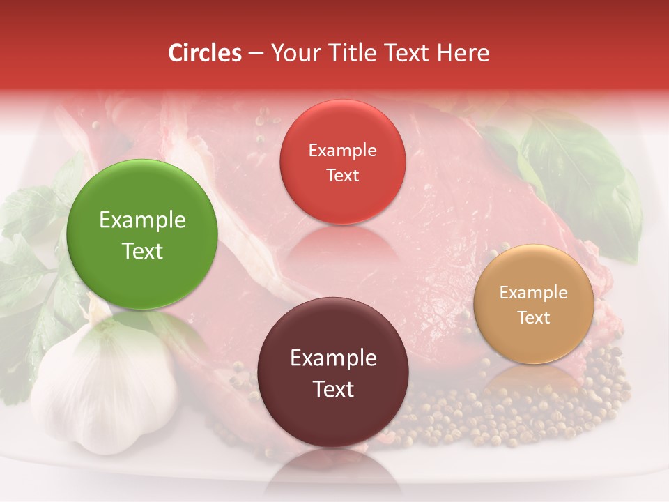Plate Steak Butcher PowerPoint Template