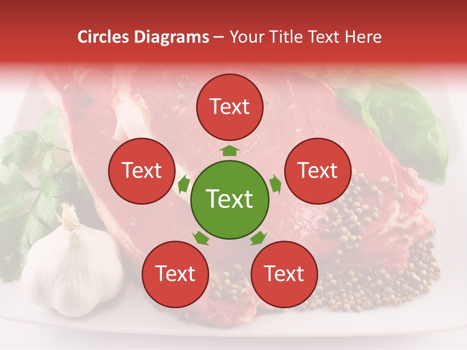 Plate Steak Butcher PowerPoint Template