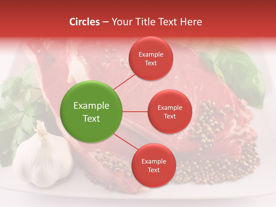 Plate Steak Butcher PowerPoint Template