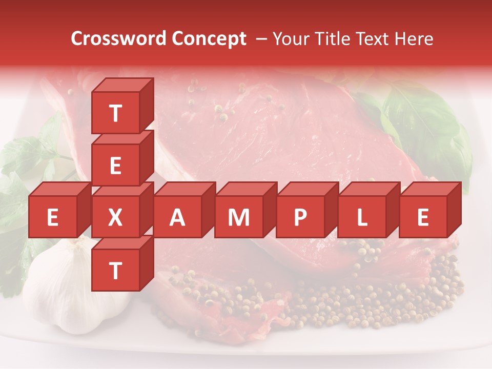 Plate Steak Butcher PowerPoint Template