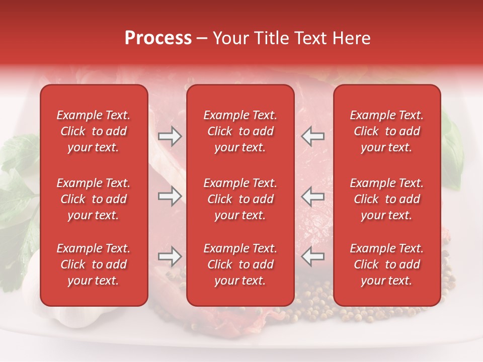 Plate Steak Butcher PowerPoint Template