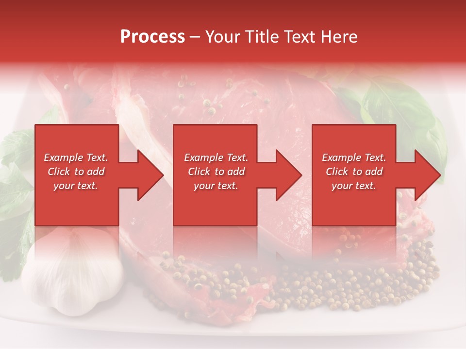 Plate Steak Butcher PowerPoint Template