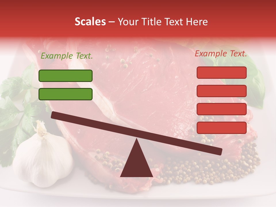 Plate Steak Butcher PowerPoint Template