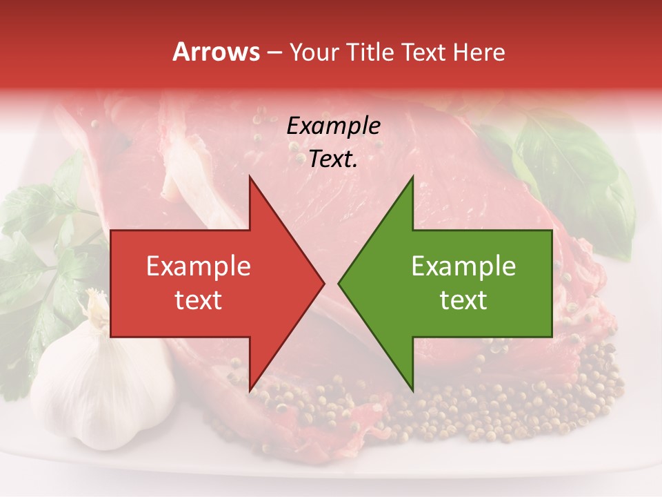 Plate Steak Butcher PowerPoint Template