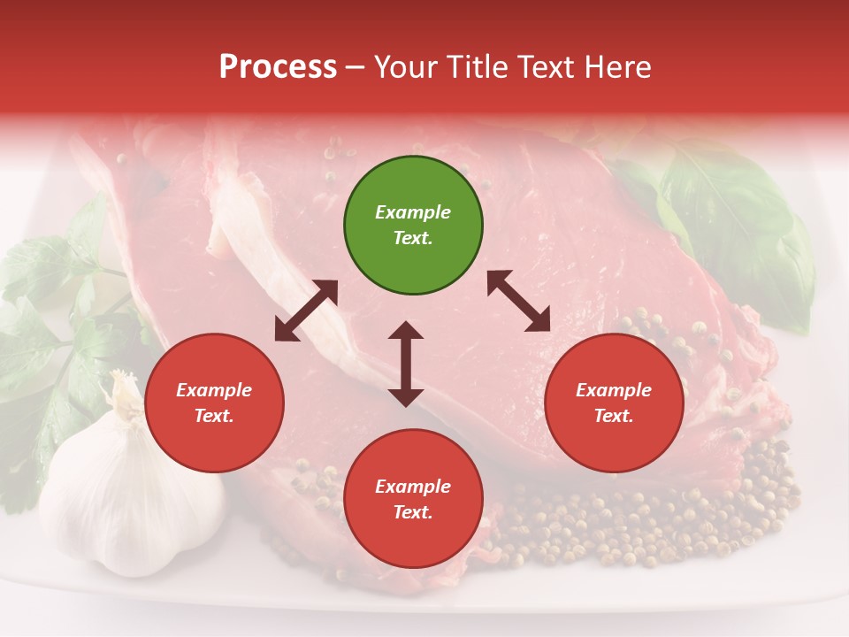 Plate Steak Butcher PowerPoint Template