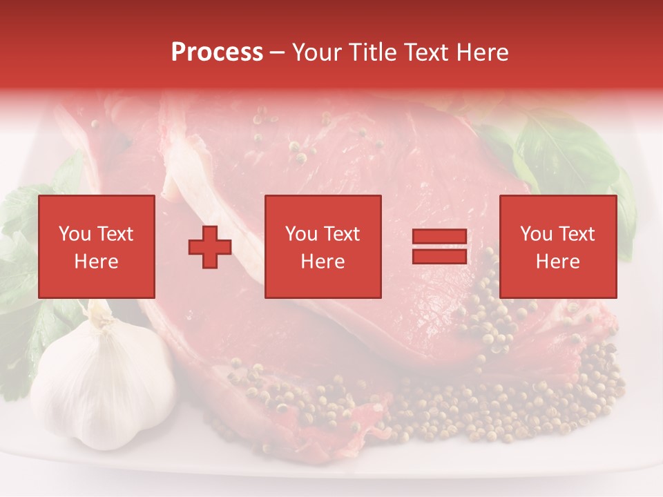 Plate Steak Butcher PowerPoint Template