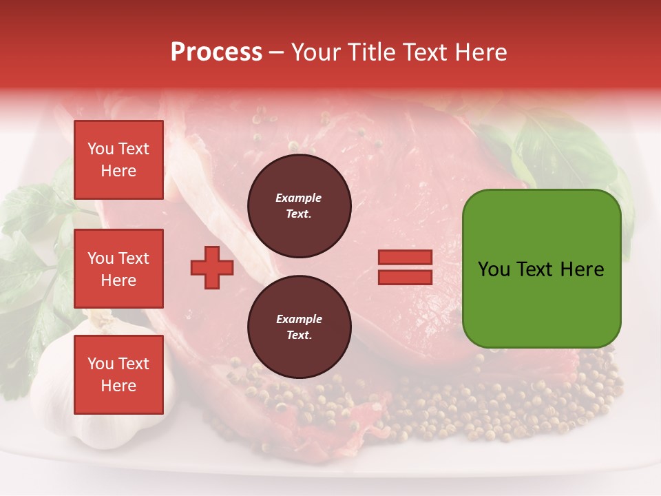 Plate Steak Butcher PowerPoint Template