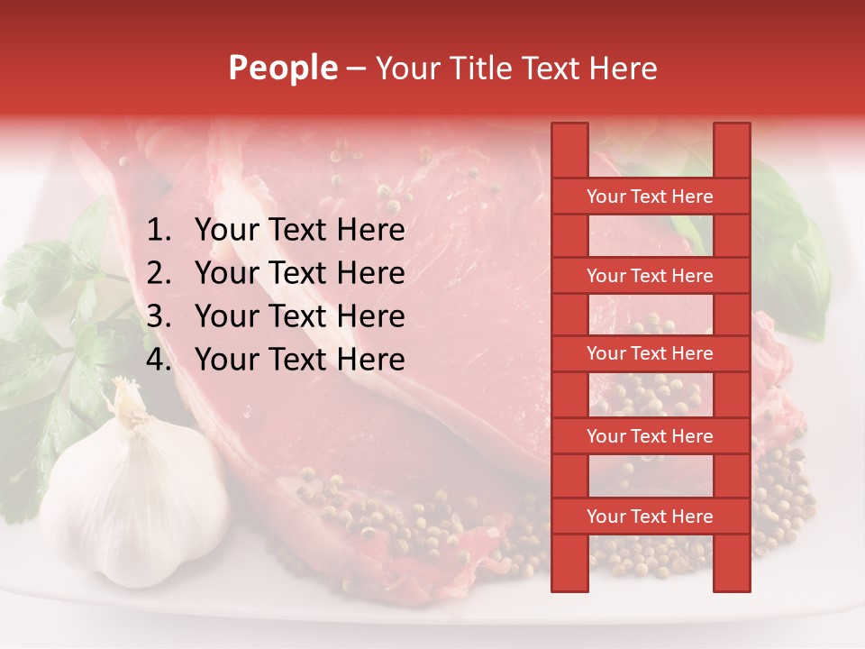 Plate Steak Butcher PowerPoint Template