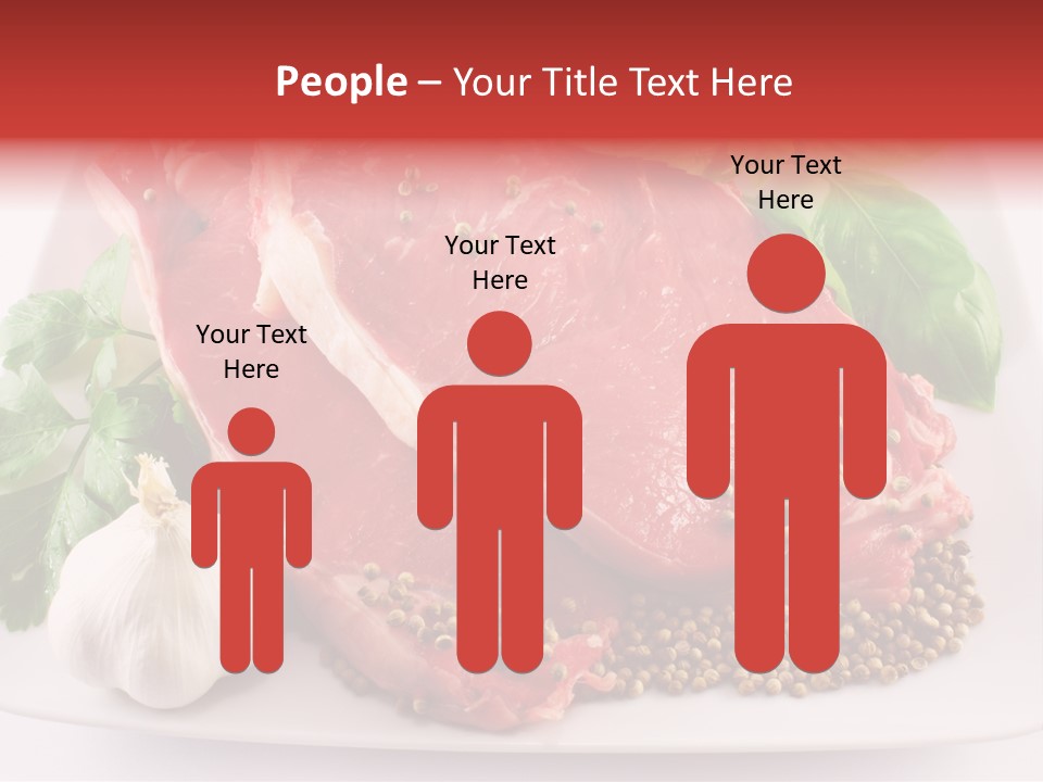 Plate Steak Butcher PowerPoint Template