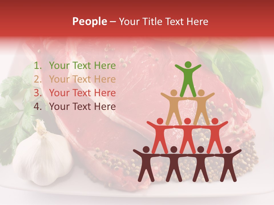 Plate Steak Butcher PowerPoint Template