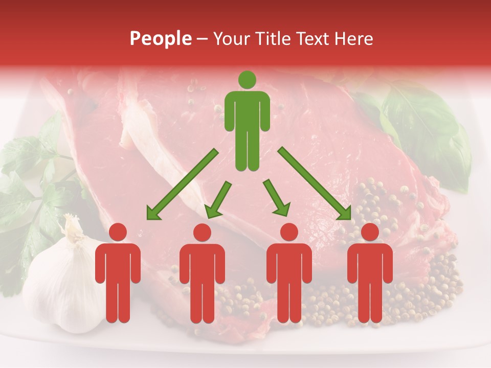 Plate Steak Butcher PowerPoint Template