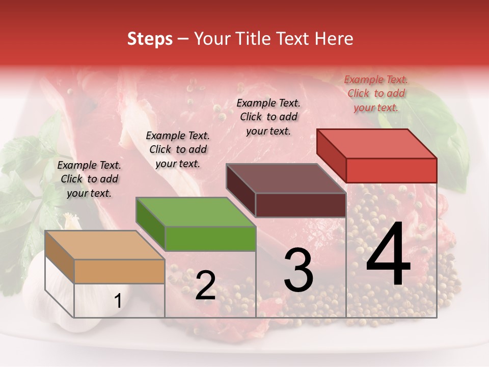 Plate Steak Butcher PowerPoint Template
