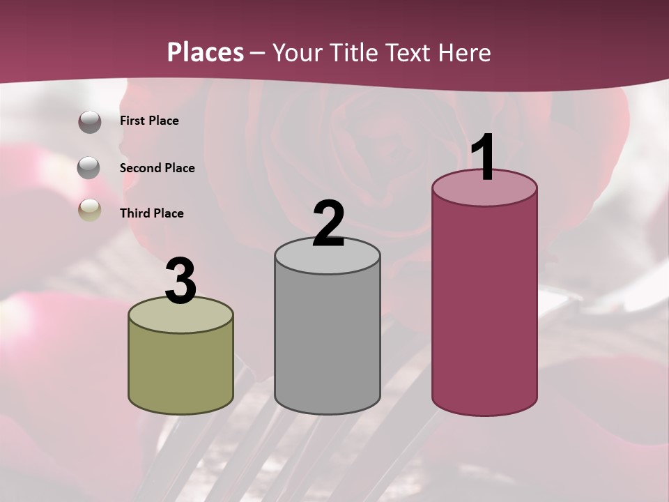 Card Enamoured Romantic PowerPoint Template