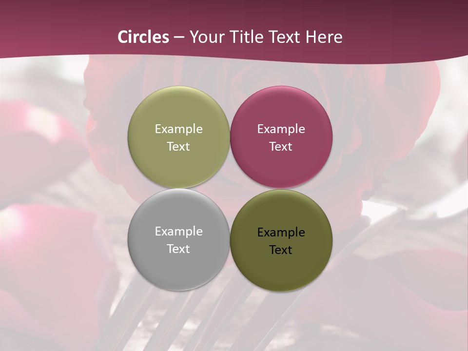 Card Enamoured Romantic PowerPoint Template