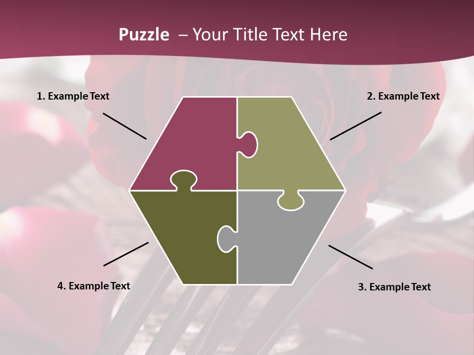 Card Enamoured Romantic PowerPoint Template