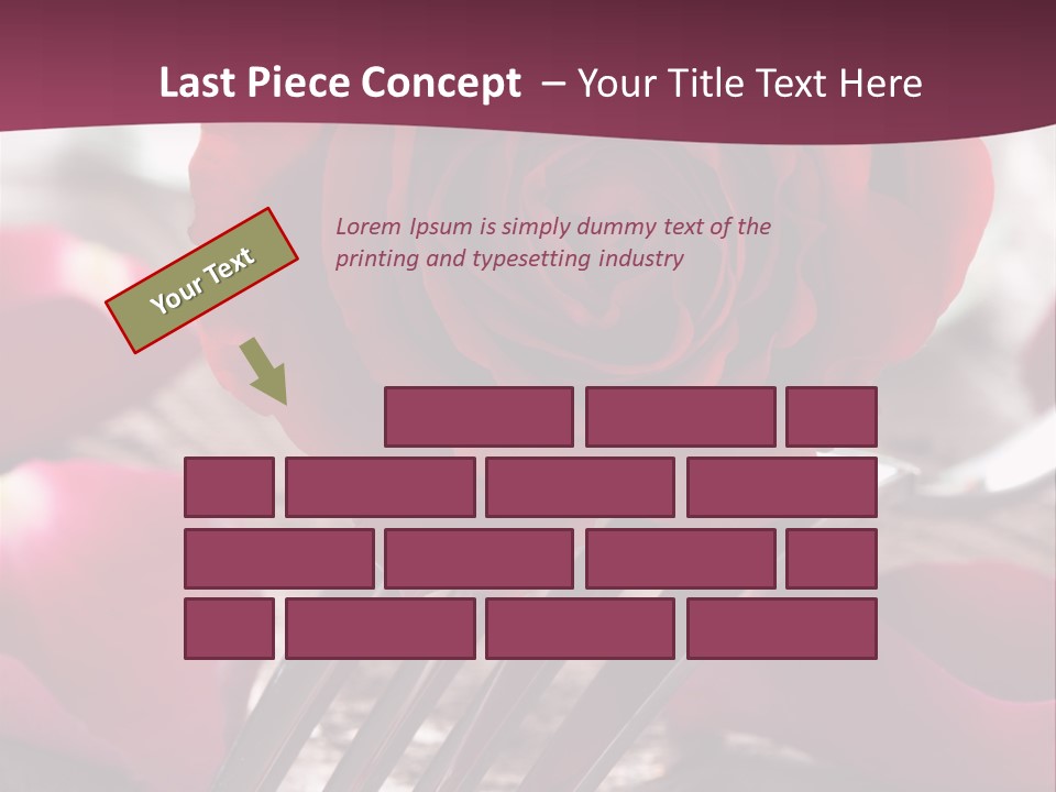 Card Enamoured Romantic PowerPoint Template