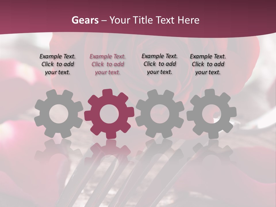 Card Enamoured Romantic PowerPoint Template