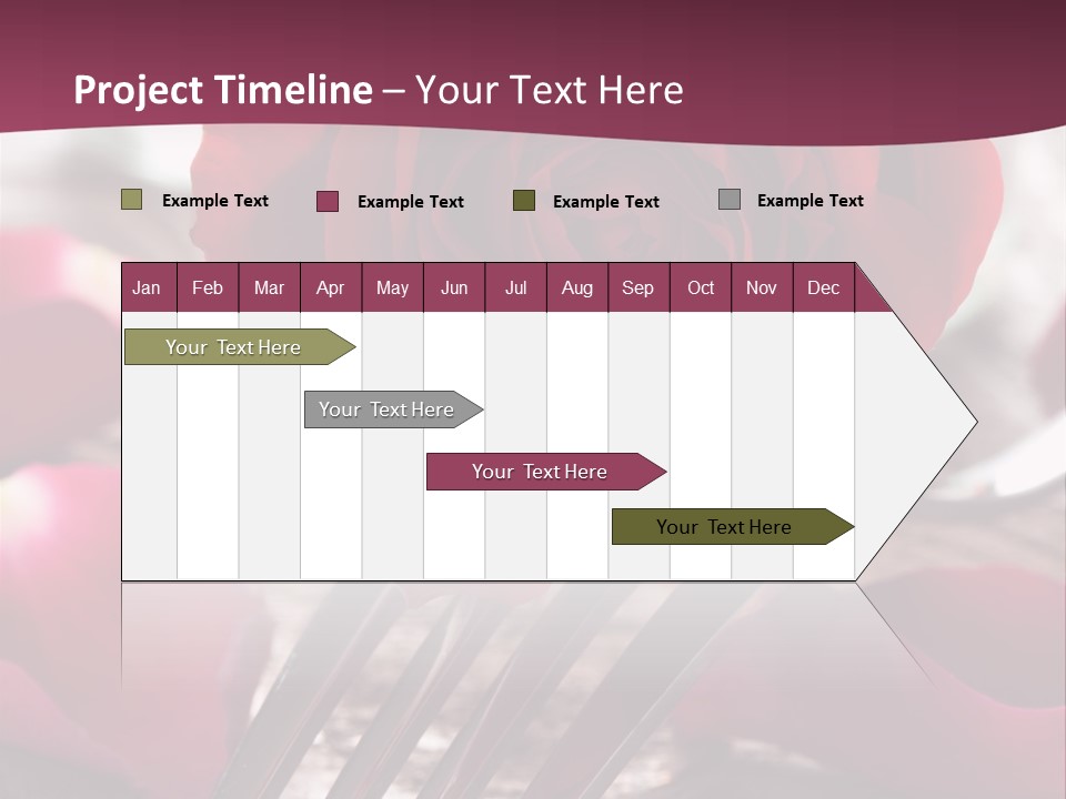 Card Enamoured Romantic PowerPoint Template