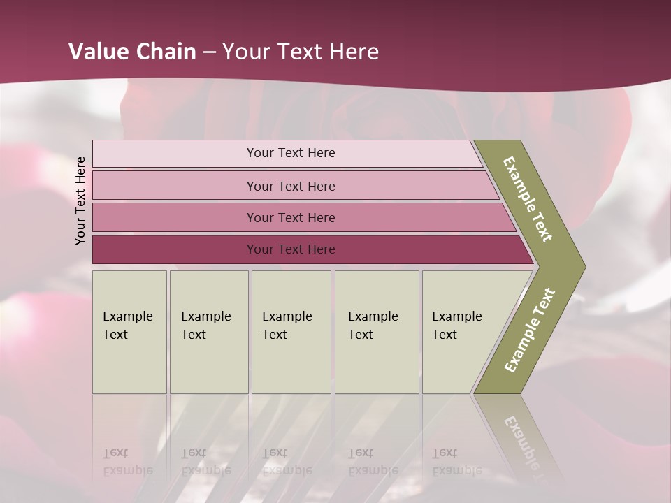 Card Enamoured Romantic PowerPoint Template