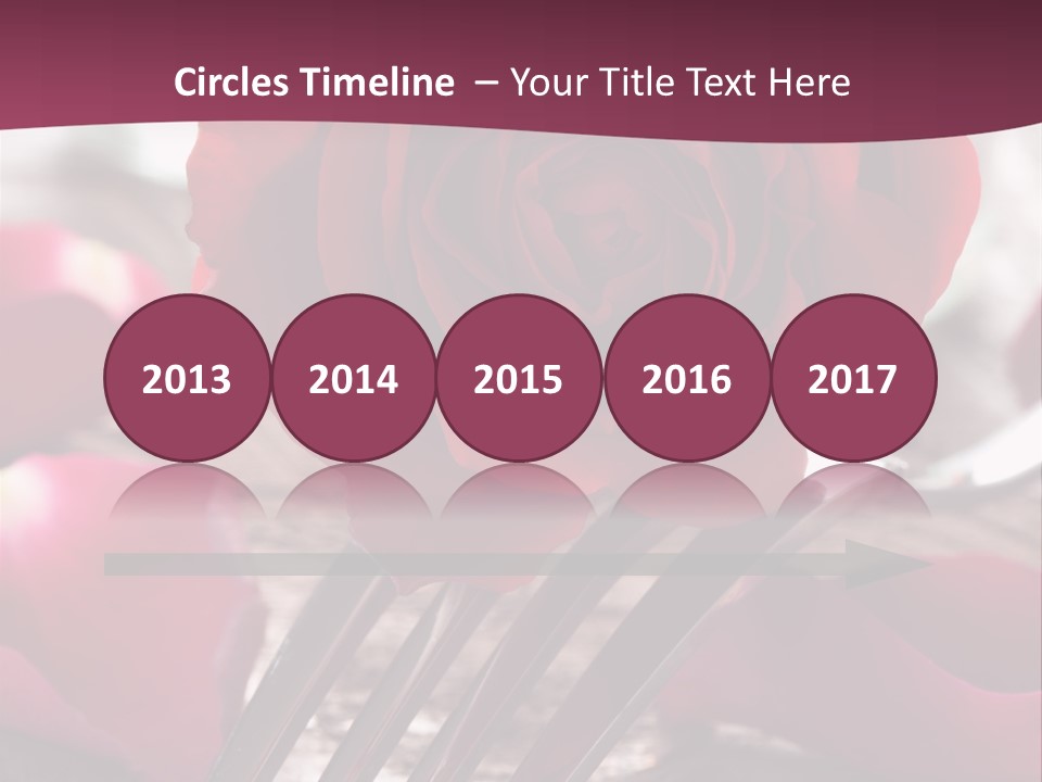 Card Enamoured Romantic PowerPoint Template