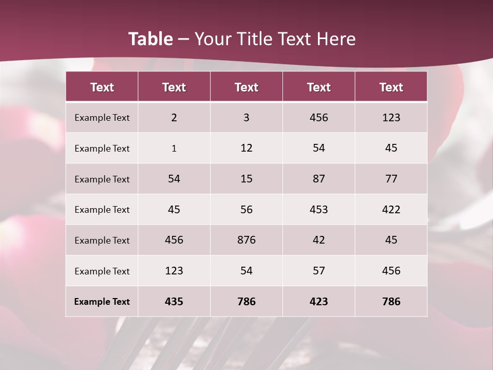 Card Enamoured Romantic PowerPoint Template