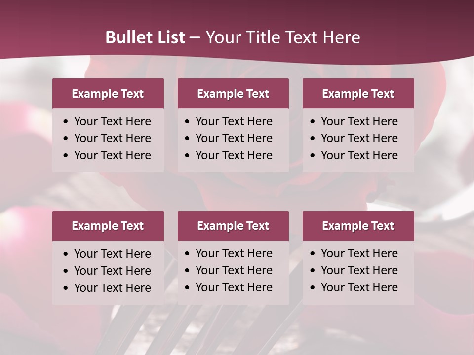 Card Enamoured Romantic PowerPoint Template