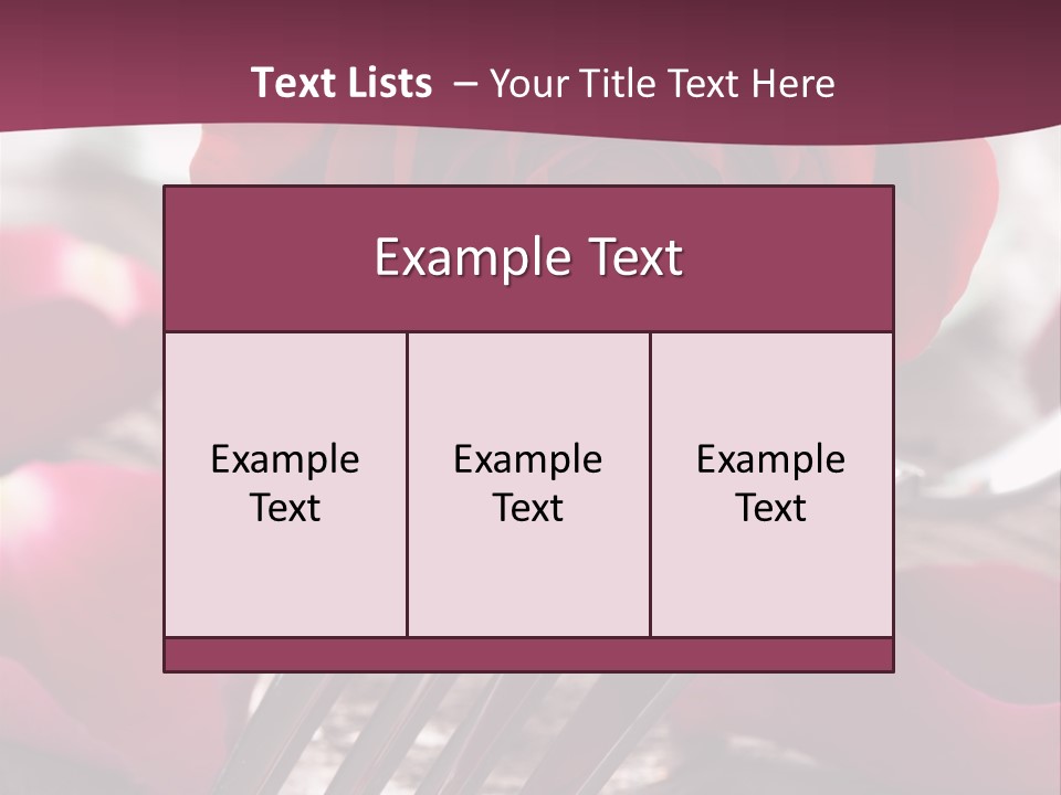 Card Enamoured Romantic PowerPoint Template
