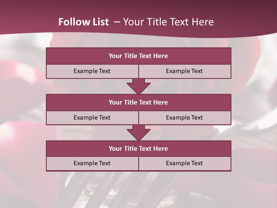 Card Enamoured Romantic PowerPoint Template