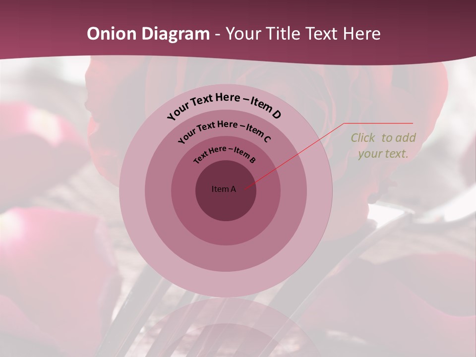 Card Enamoured Romantic PowerPoint Template