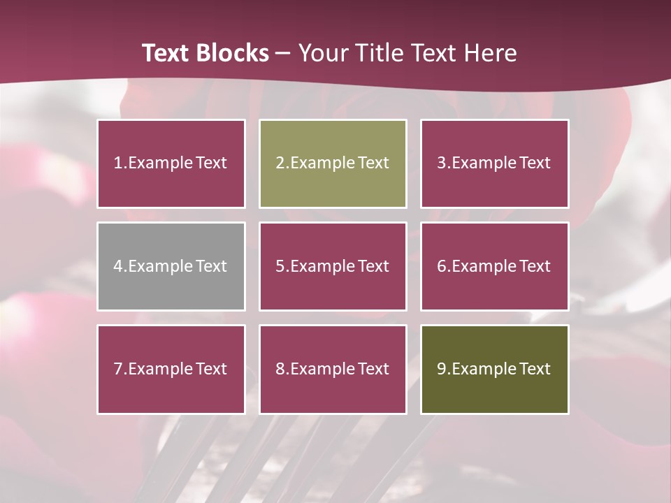 Card Enamoured Romantic PowerPoint Template