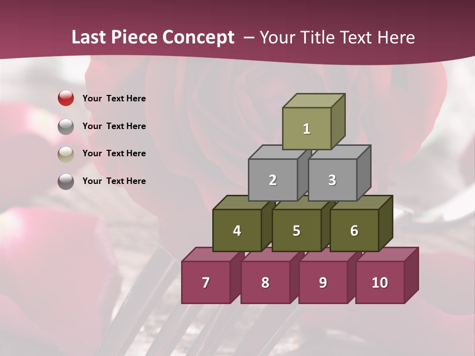 Card Enamoured Romantic PowerPoint Template