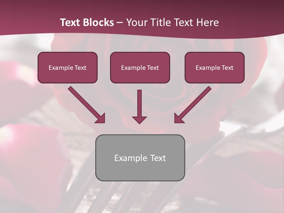 Card Enamoured Romantic PowerPoint Template
