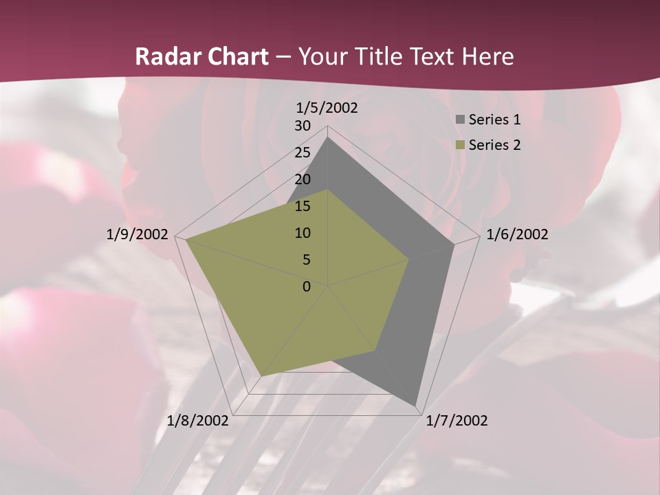 Card Enamoured Romantic PowerPoint Template