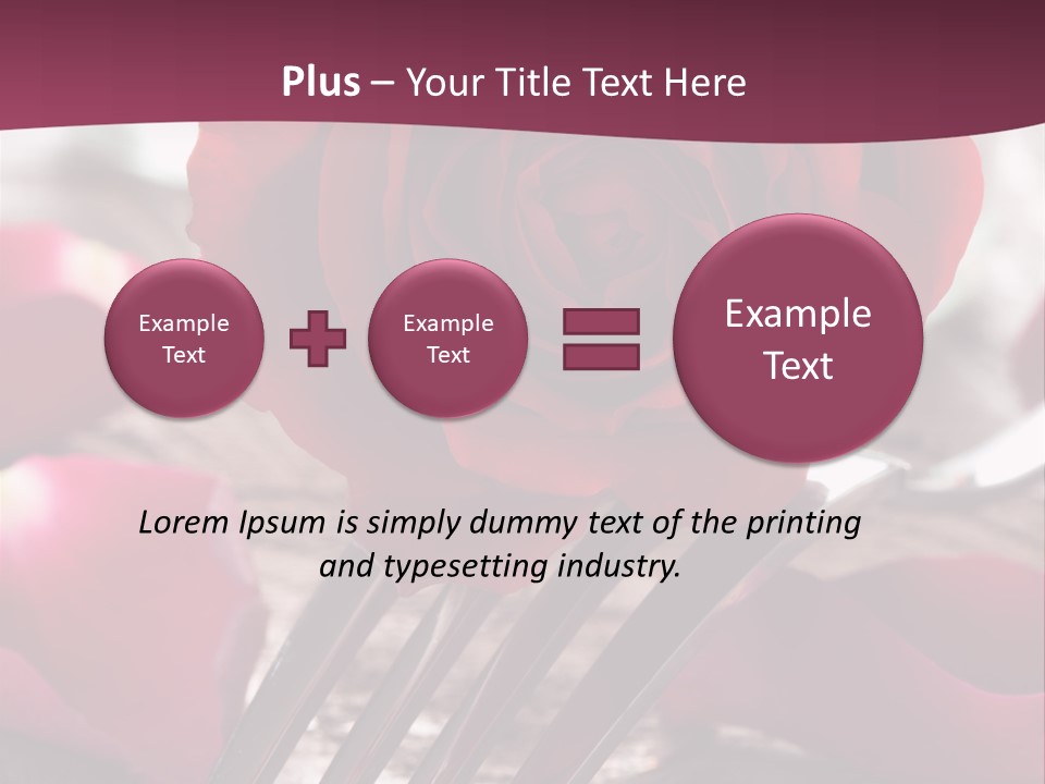 Card Enamoured Romantic PowerPoint Template