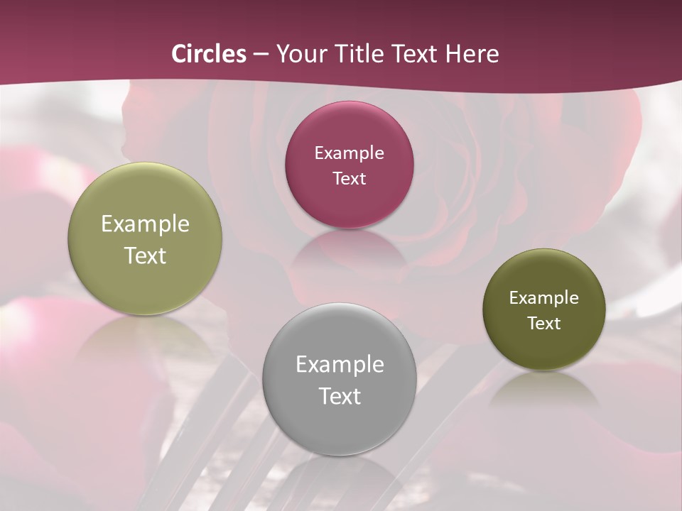 Card Enamoured Romantic PowerPoint Template