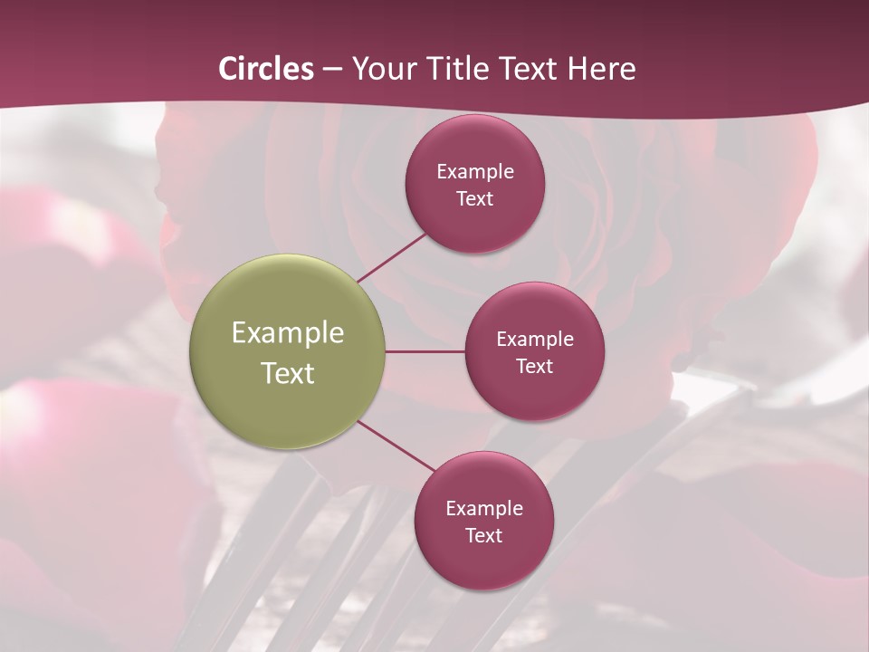 Card Enamoured Romantic PowerPoint Template