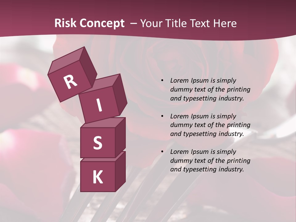 Card Enamoured Romantic PowerPoint Template